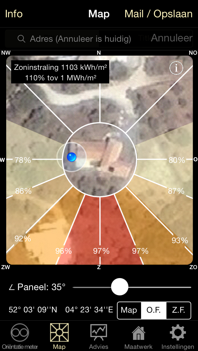 App Solar Consult - Orientatie